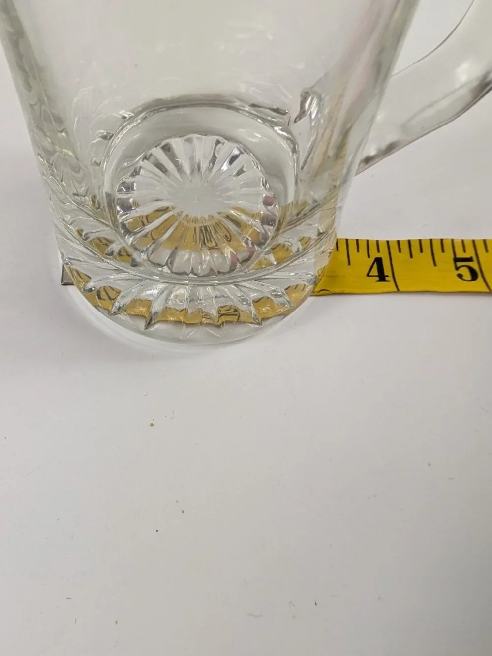 Vintage Luminarc Clear Glass Beer Mug